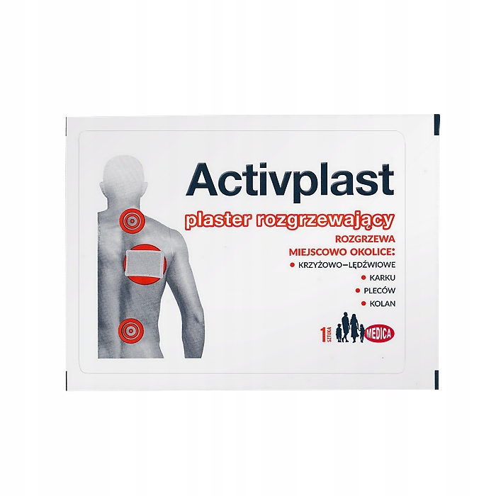 

Plastry rozgrzewające Activplast 1szt Fastplast