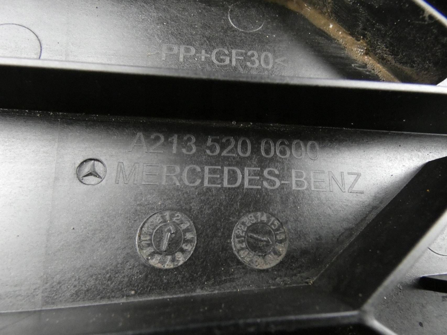 MERCEDES E KLASA W213 cover below bumper floor right front