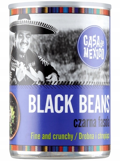 Černé fazole 400 g Casa de Mexico