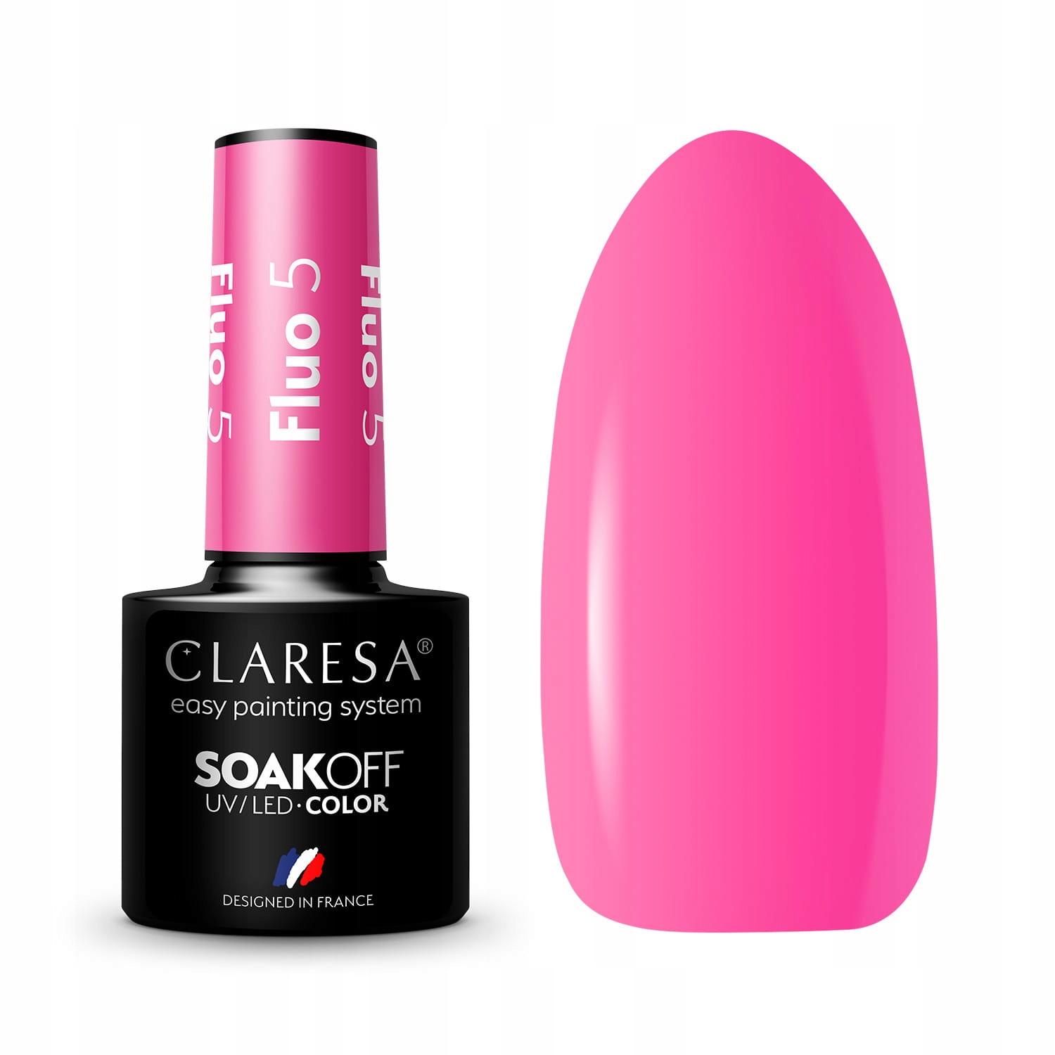 

Claresa Lakier Hybrydowy Uv/led Fluo 5