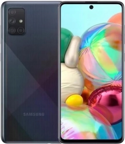 Смартфон Samsung Galaxy A71 6 ГБ / 128 ГБ 4G (LTE) черный