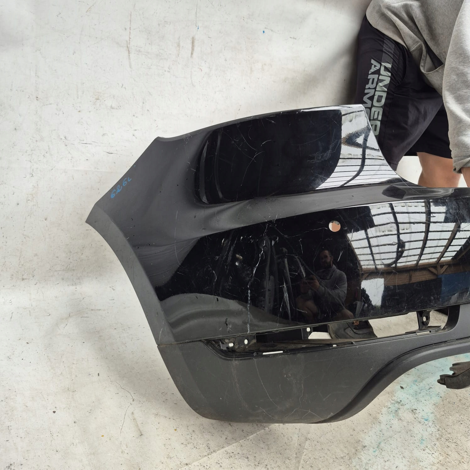PORSCHE MACAN e 1 14- Paraurti posteriore posteriore PDC
