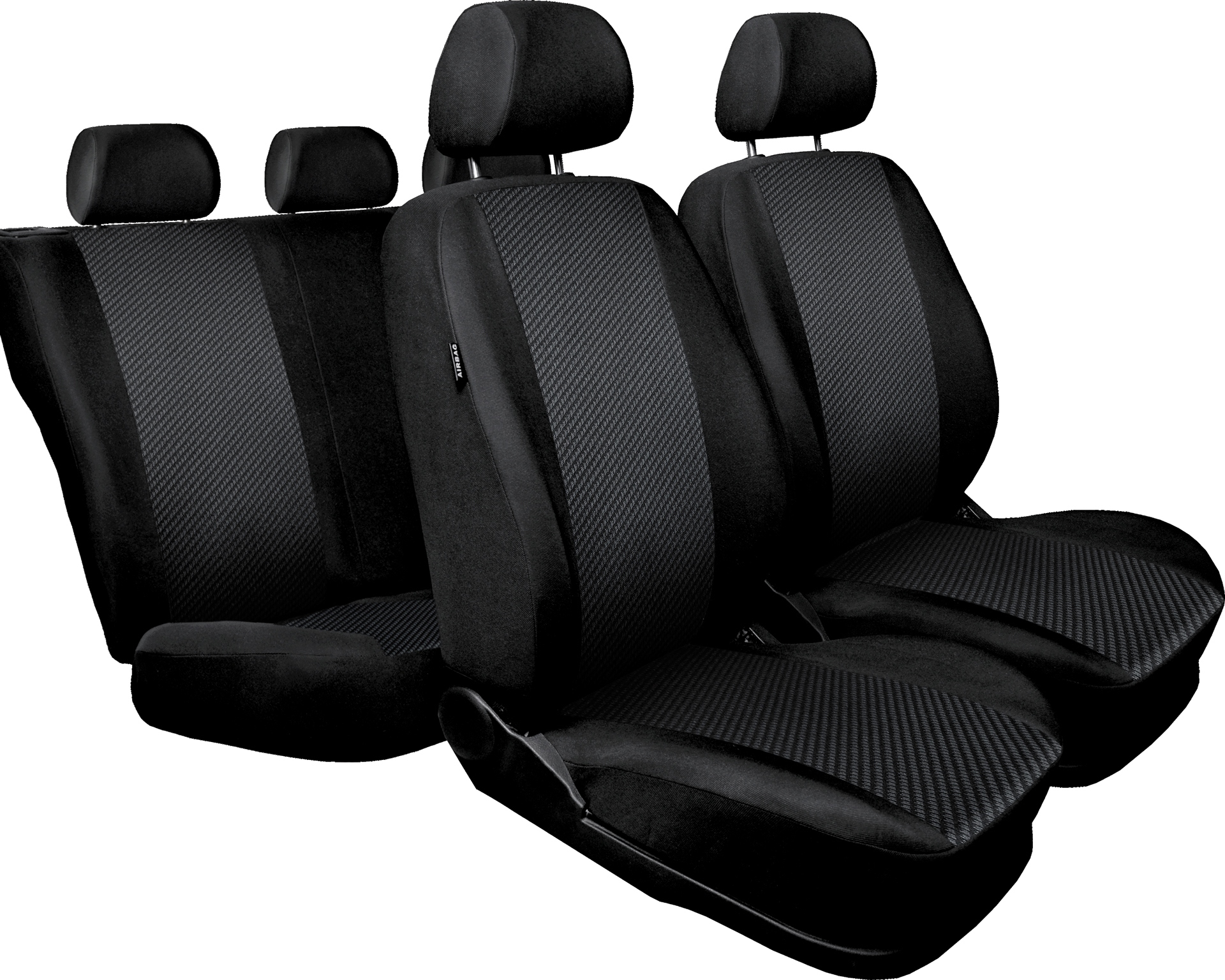 Pokrowiec na komplet siedzeń viper materiał tapicerski, poliester, żakard uniwersalne