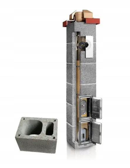 Keramický plynový komín Plewa Uni Las 18/18 10 m Kw