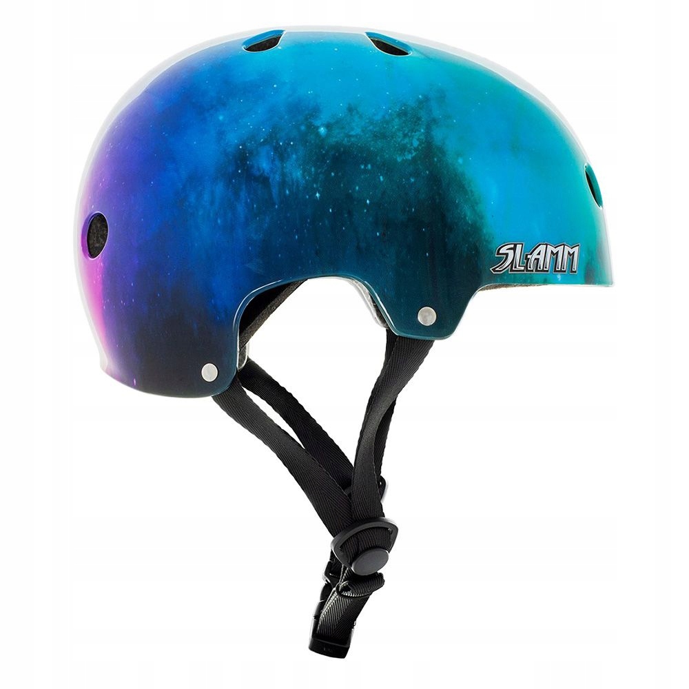 Kask Slamm logo Nebula z Logo Certyfikowany Hulanogi Bmx Deskorolki Xxs-xs
