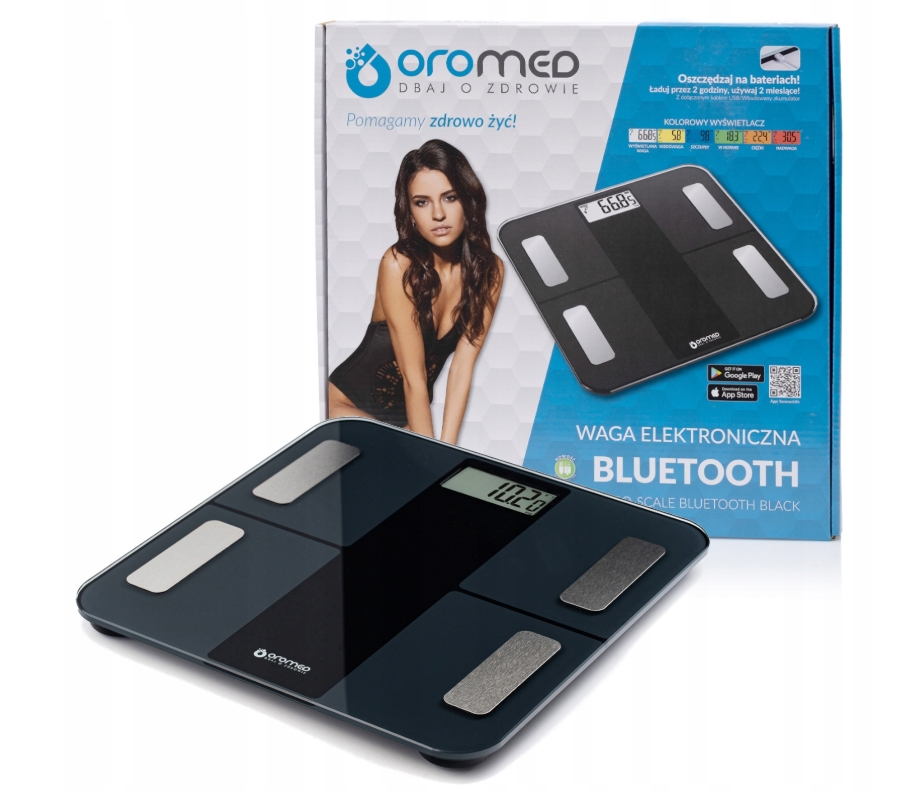 Elektronická analytická váha Oromed Oro Scale Bluetooth Black