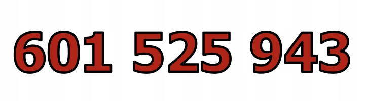 601 525 943 Złoty Numer Plus Łatwy Prosty Starter Prepaid Karta Sim