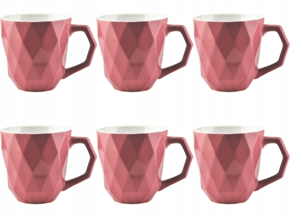 

Sally Adel Ceramiczny Kubek 400ml Różowy 6 szt