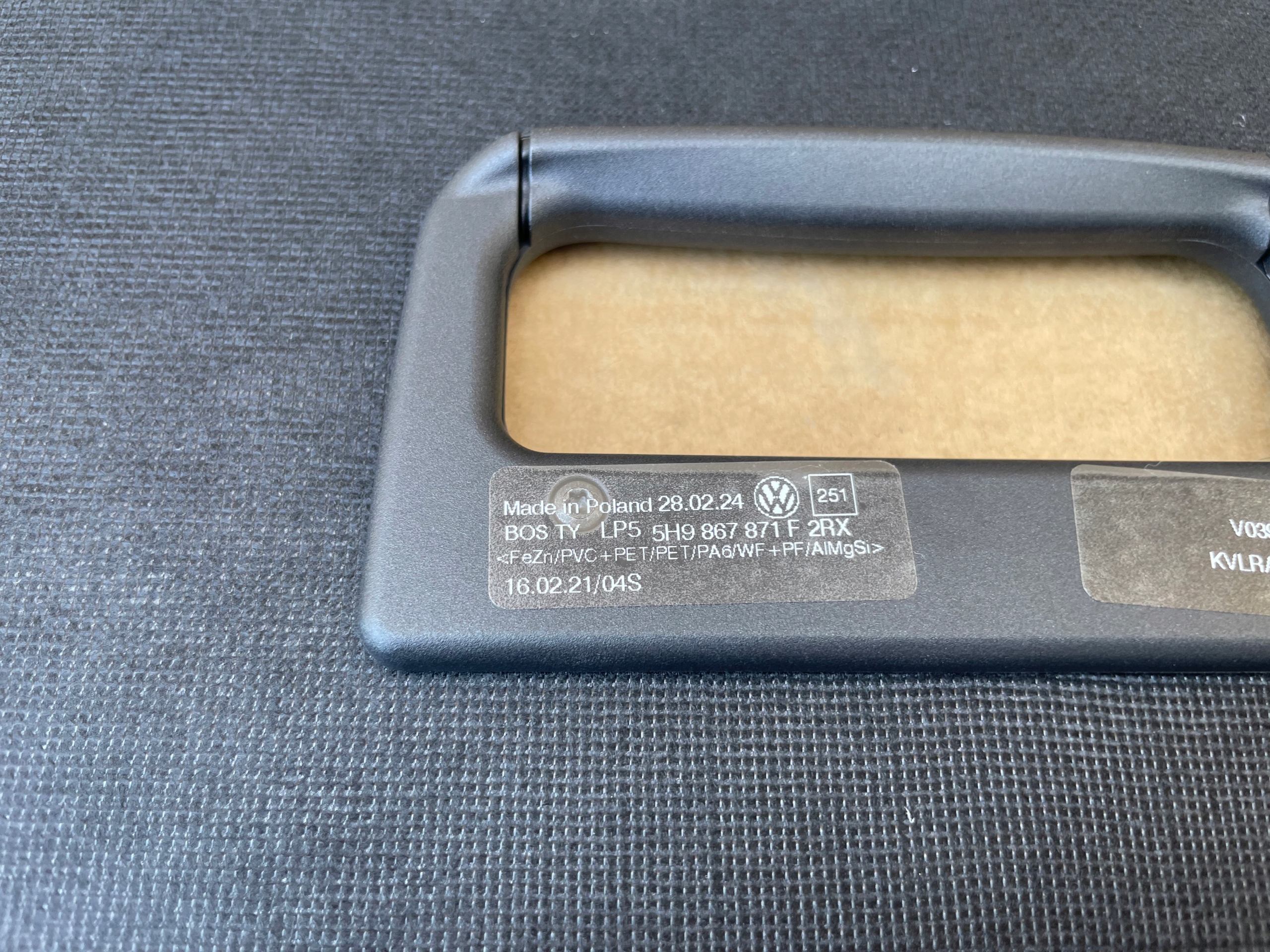 blinds boot GOLF 8 VIII KOMBI 5H9867871F new