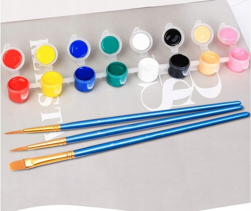 Dziewczyna i wilk Malowanie po numerach Obrazek Rodzaj malowanki