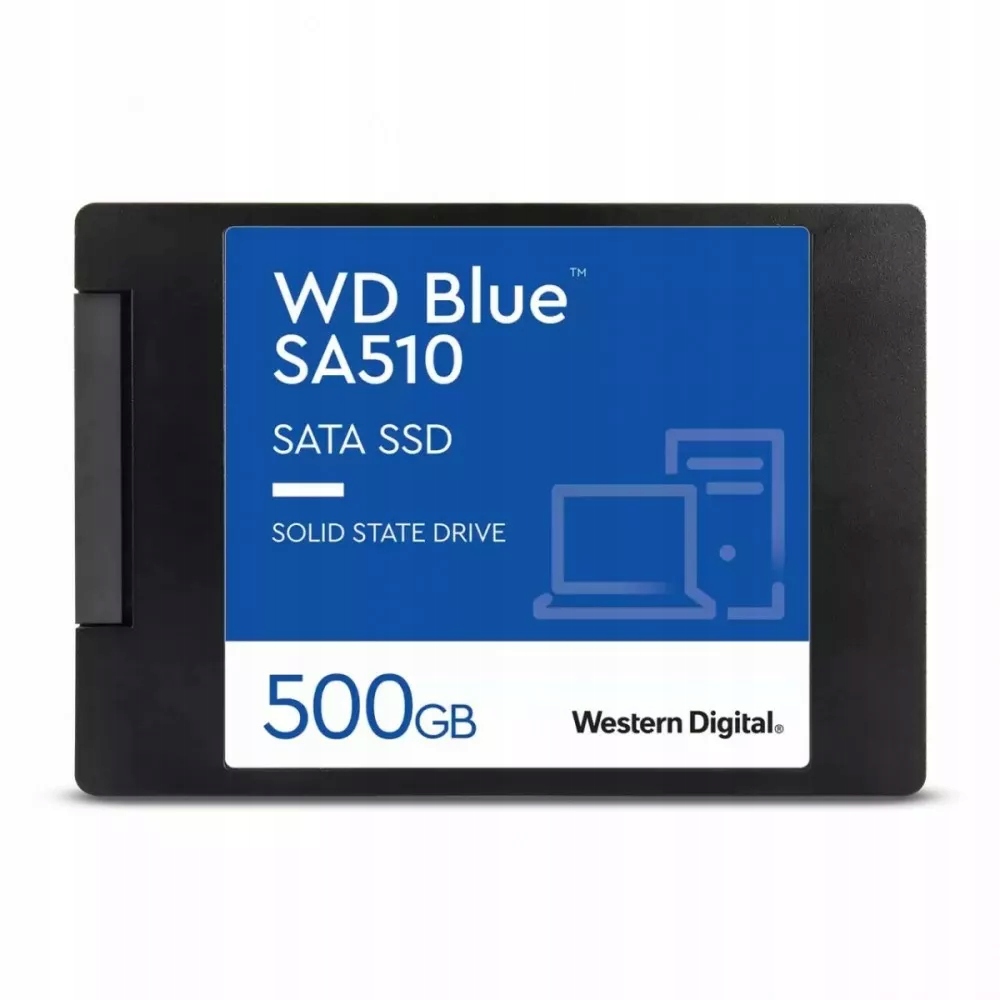 Dysk Ssd Wd Blue 500GB SA510 2,5" Sata III 560MB/s szybki niezawodny