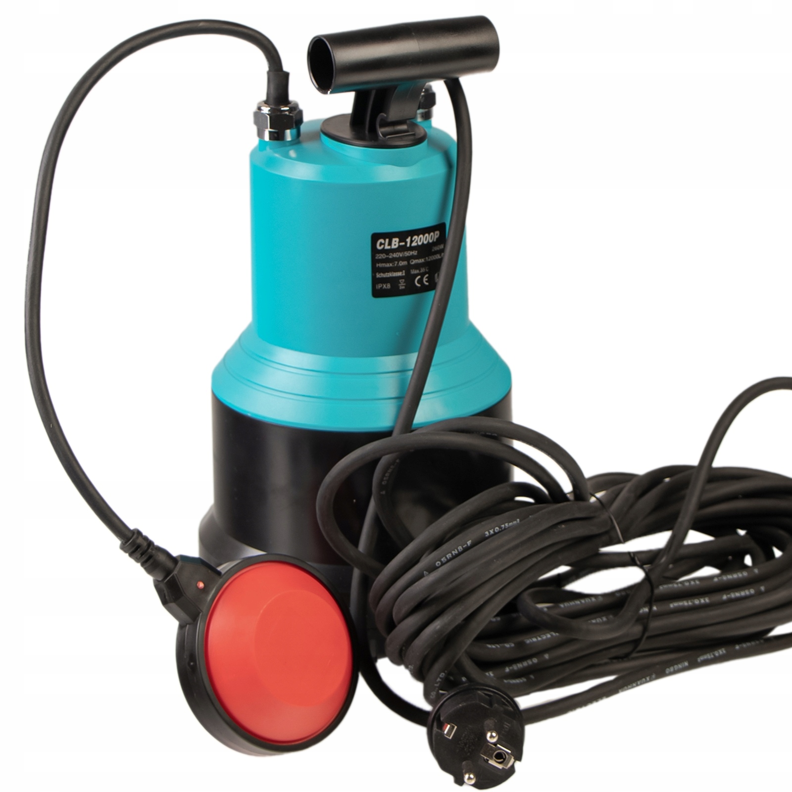 Sunsun CLB-12000 – Výkonná Vodná Pumpa S Plovákom Zapnutia/vypnutia, 12000 L/h, 7 M