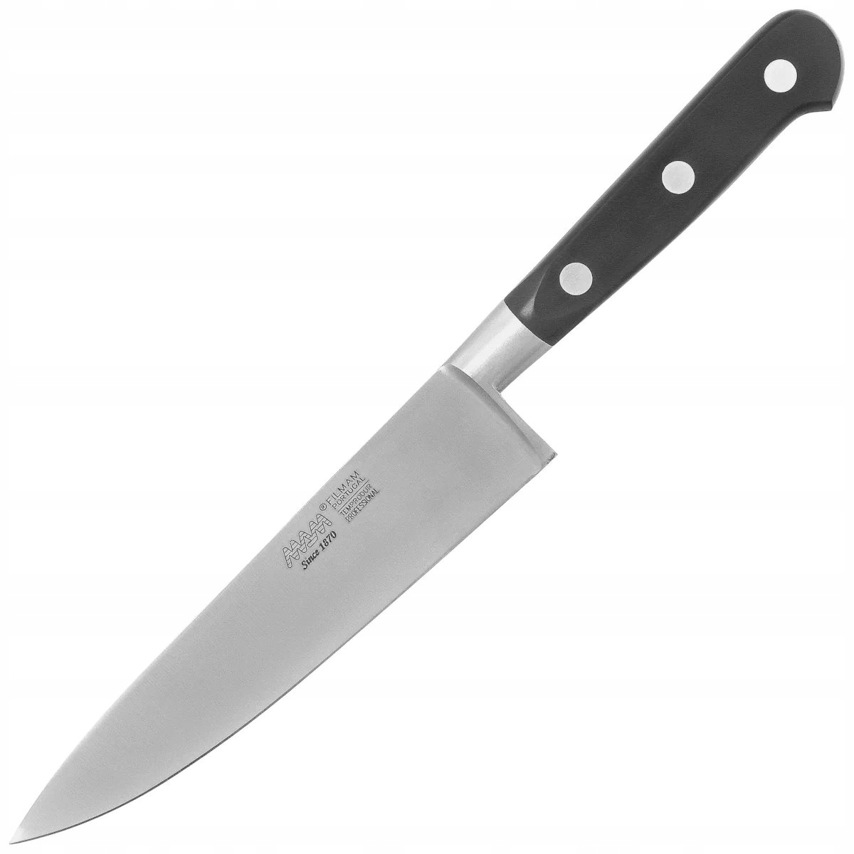 Kuchynský nôž Mam Forged Vegetable Black Polimer, Polished (66906)