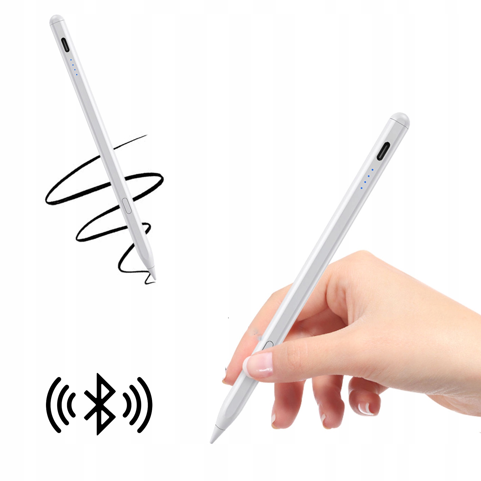 Tablet Stylus Bluetooth długa żywotność baterii ze wskaźnikiem poziomu baterii