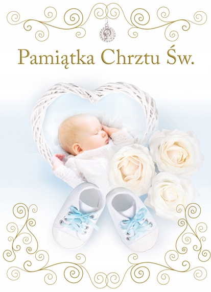 

Pamiątka Chrztu Świętego, przestrzenna 1 sztuka