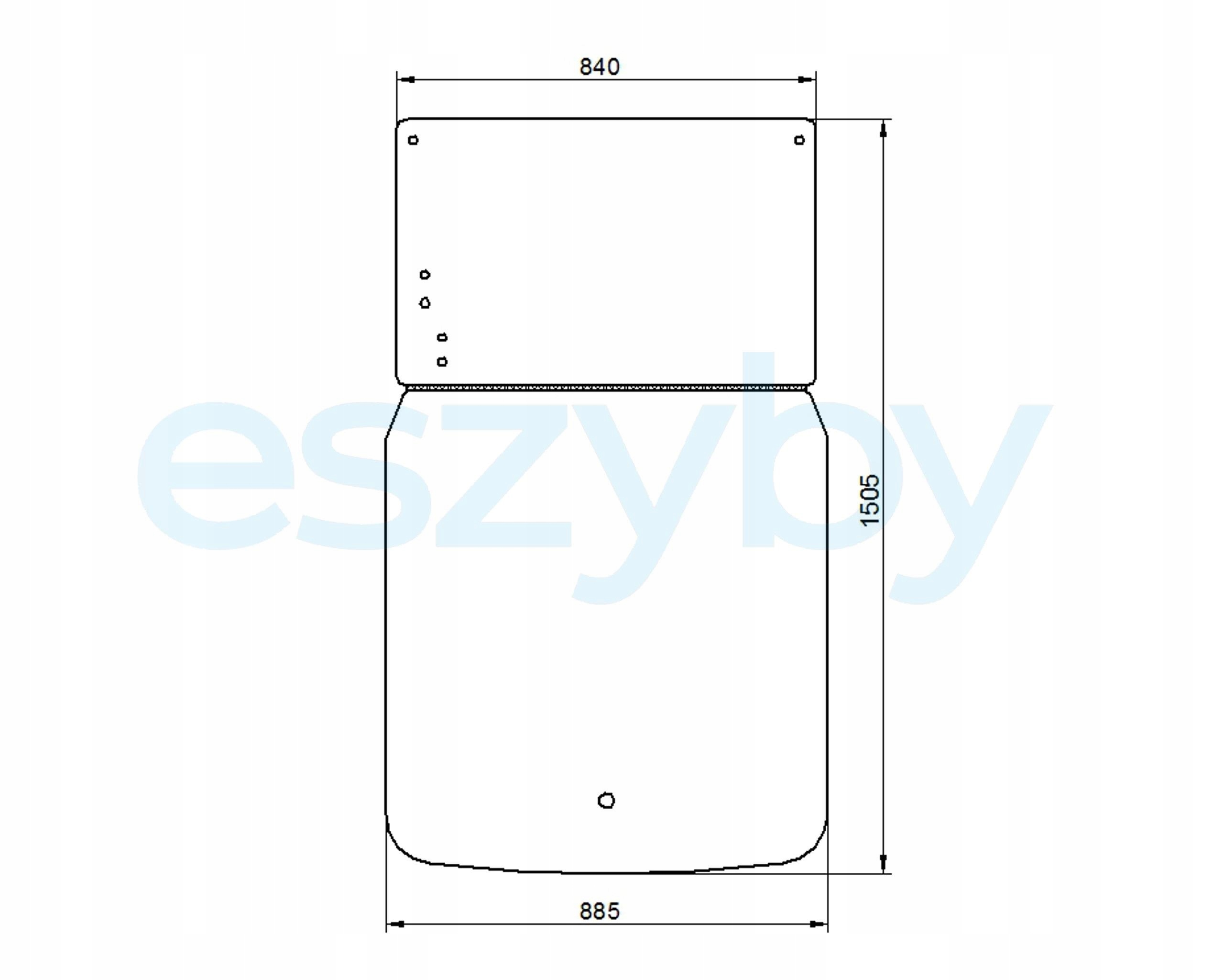 sklo nabíječka Merlo Panoramic přední střechou