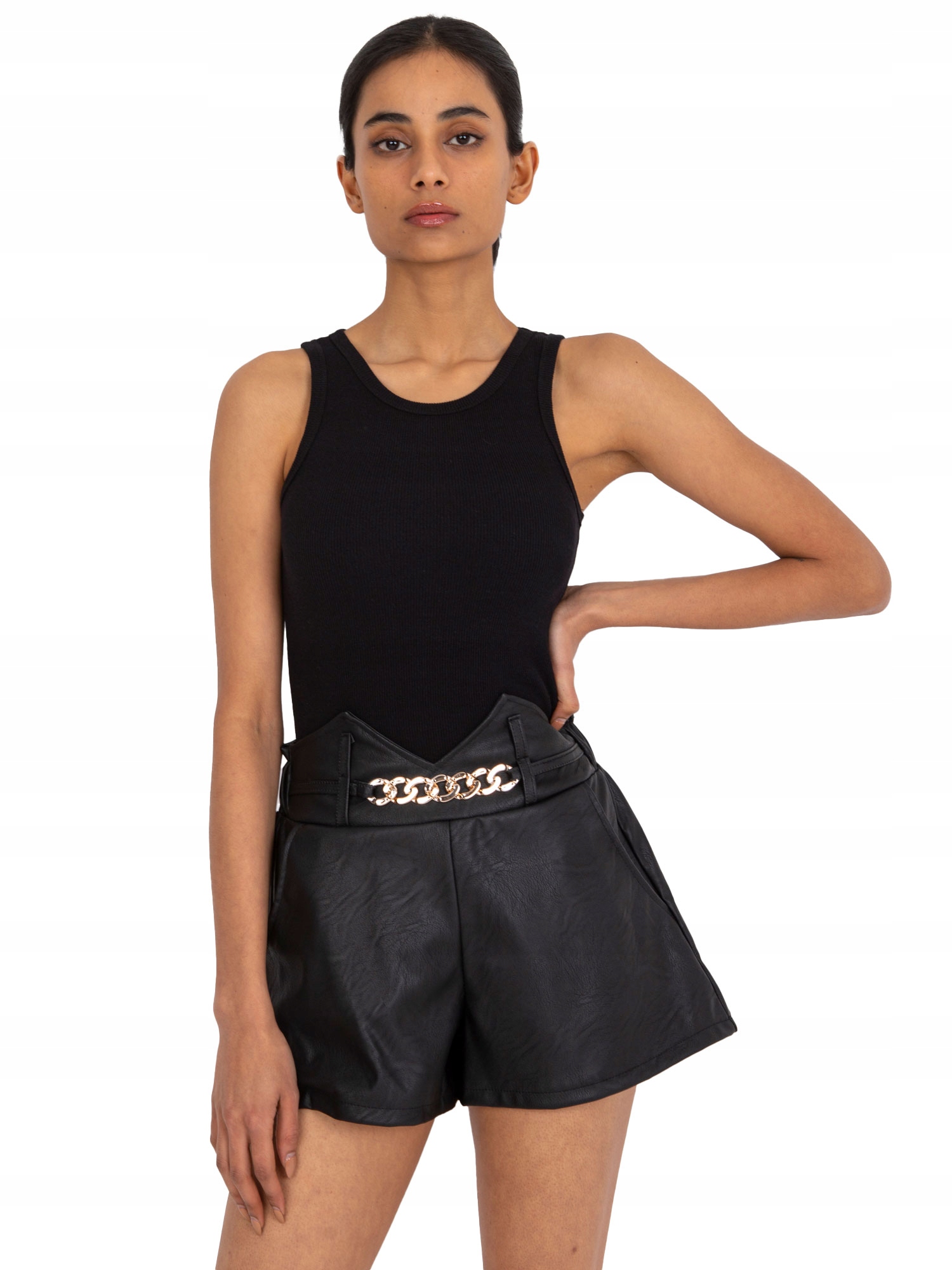 

Damski Top prążkowany w prążek na lato - Xs