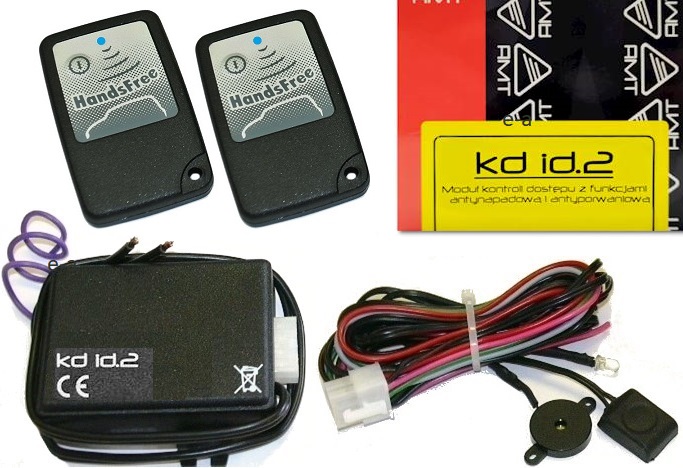 bezobsługowa blokada zapłonu KD 2006 id2 piloty HandsFree z f. usypiania CE Producent AMT