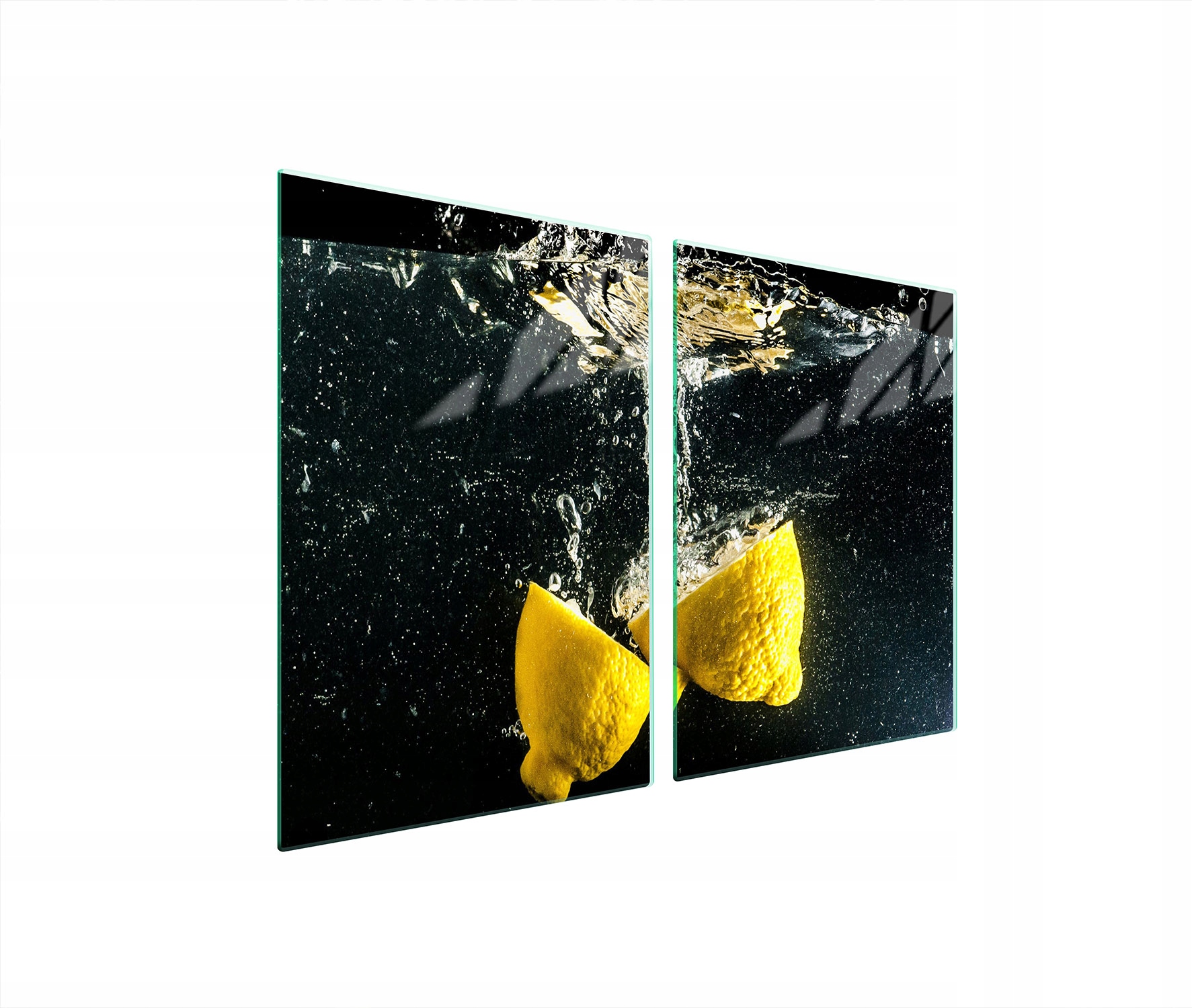 Skleněná Ochranná Deska Do Kuchyně 2x45x52 Citron Tvrzené Sklo