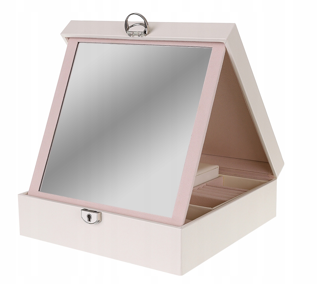 Шкатулка-органайзер Элегантная вместительная коробка-футляр для ювелирных часов Ширина изделия 25,5 см