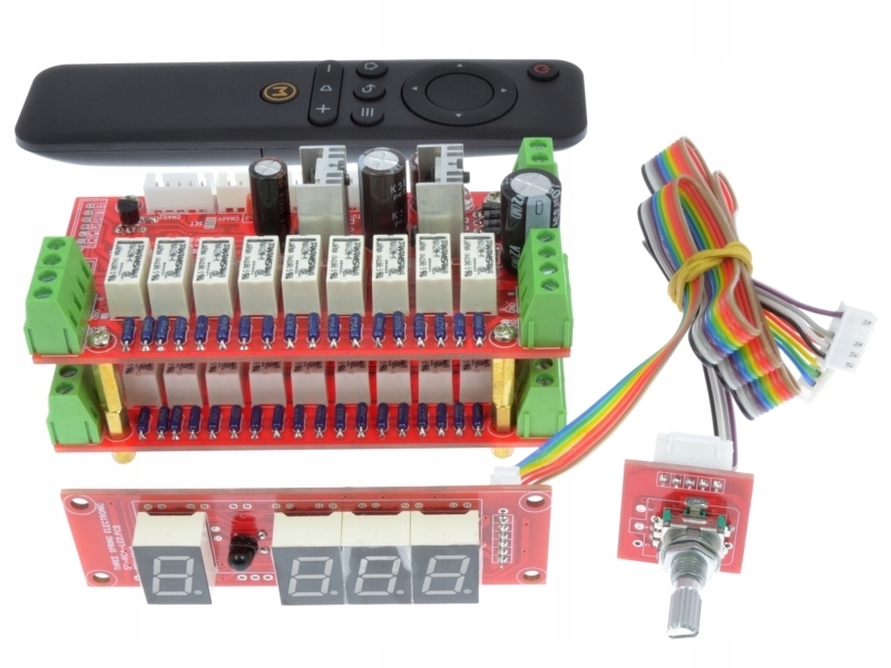 Regulácia Hlasitosti Xlr Symetrická 4 Kanály Diaľkový Ovládač