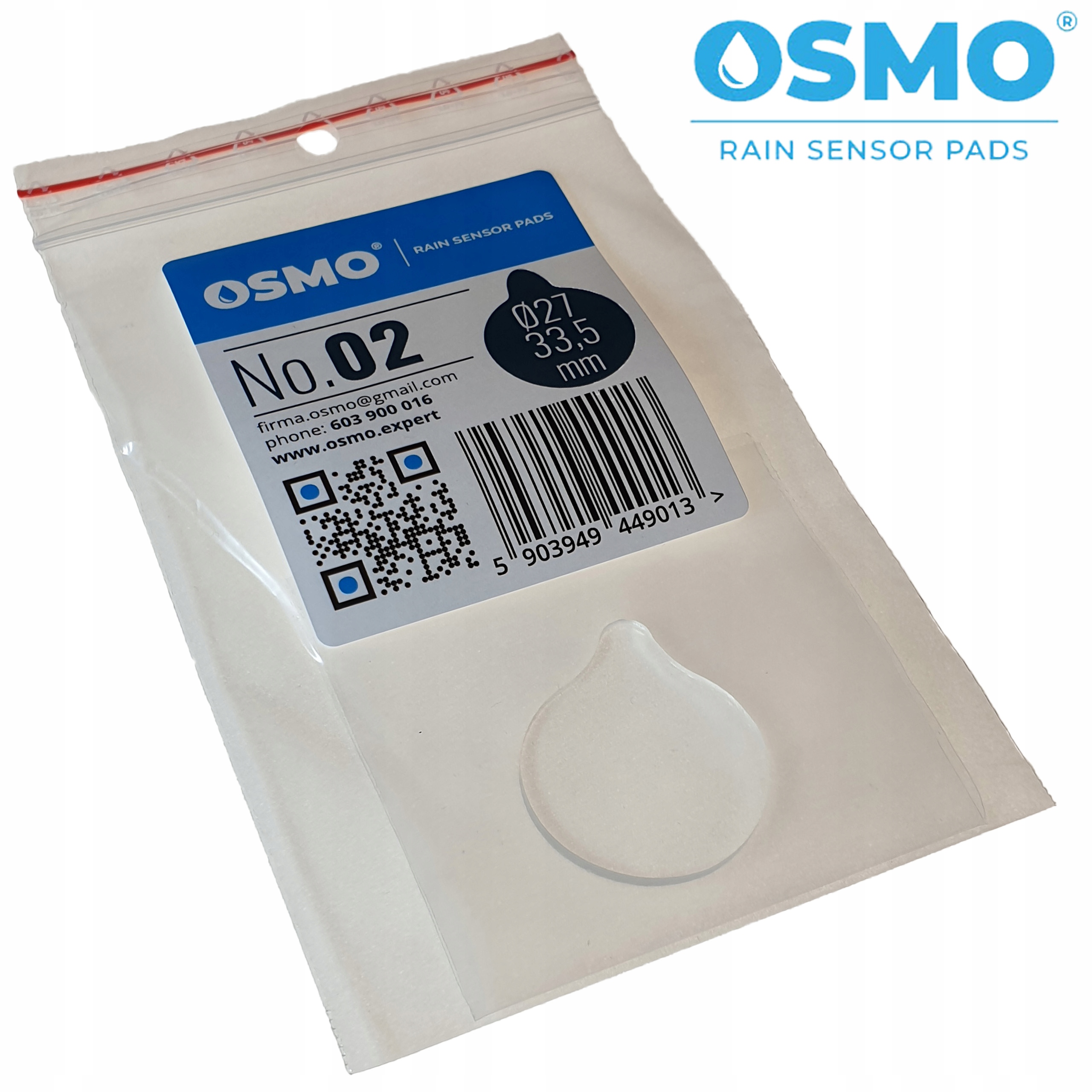 

Płytka Żel Żelek Sensora Deszczu Audi Seat Opel Vw