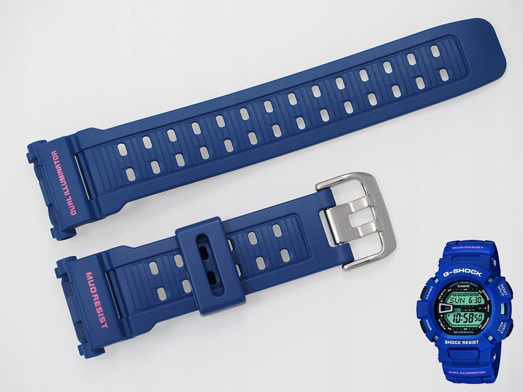 Pásek Casio G-9000 G-9000MX modrý, originální