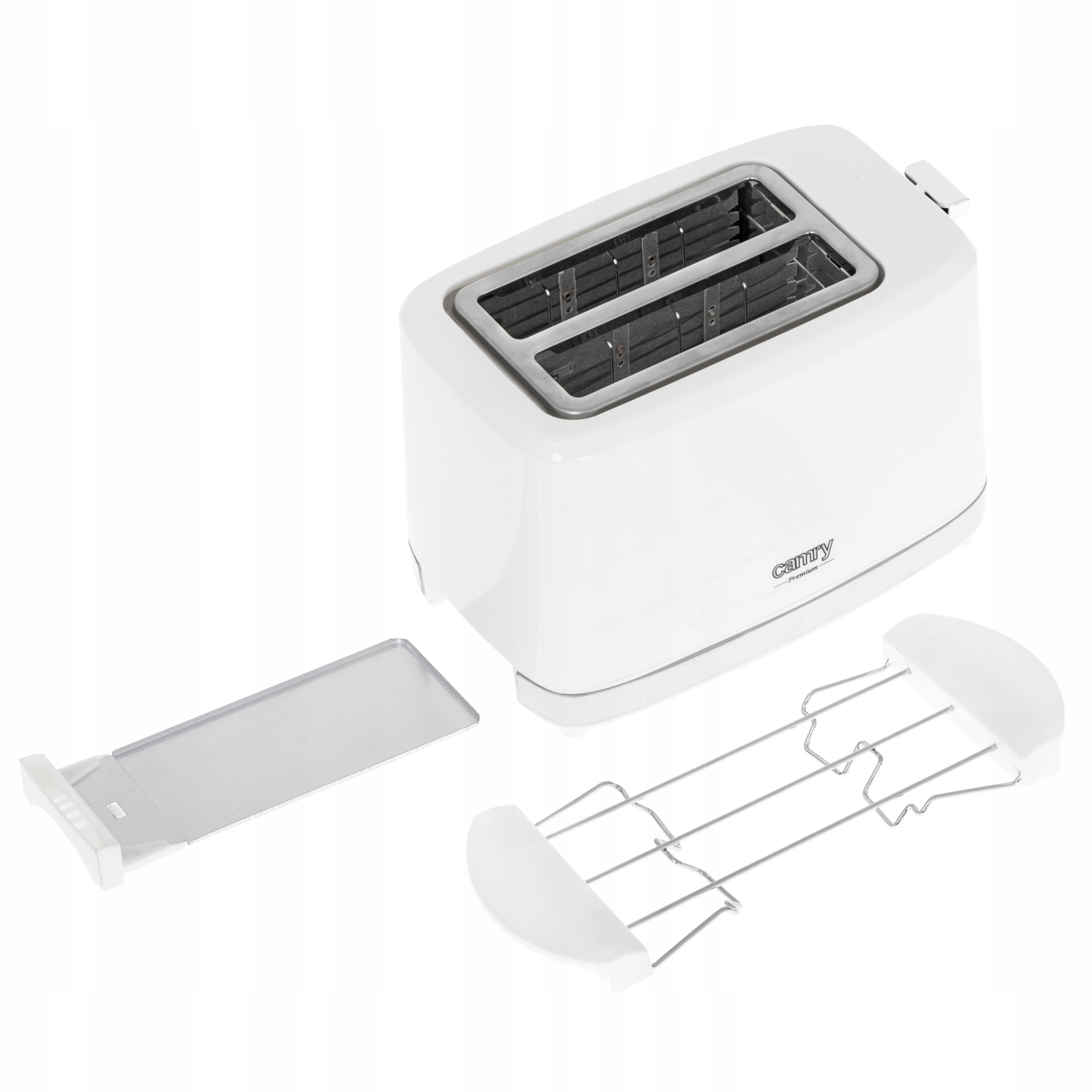 Toster CR 3219 2 kromki 900W z regulacją mocy i rusztem