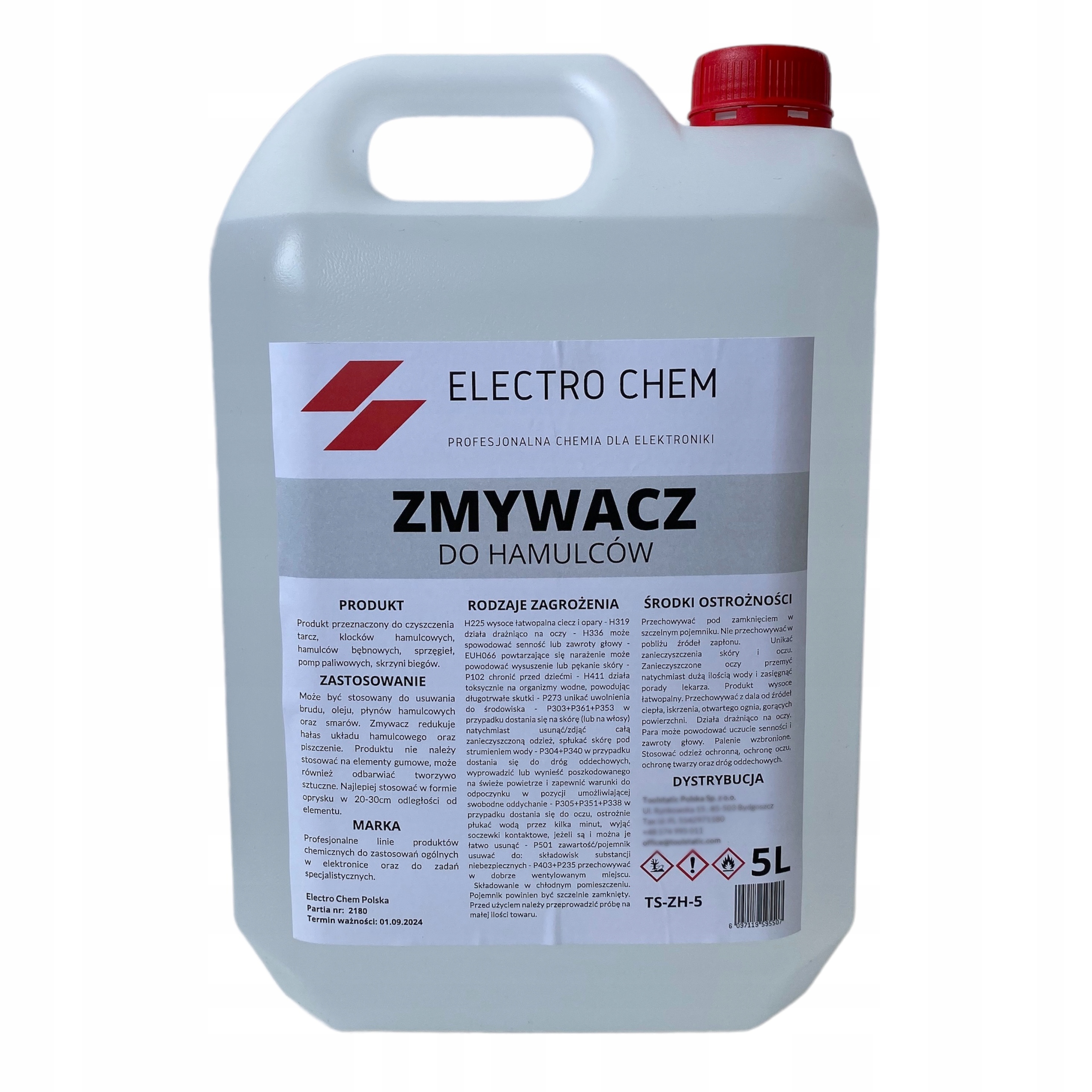 Zmywacz Odtłuszczacz Do Hamulców- Mocny 5L