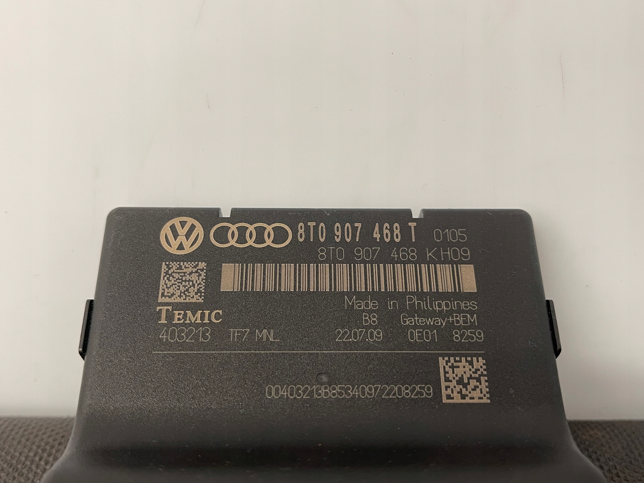 module control unit GATEWAY 8T0907468T A5 Q5 S4 B8 A4