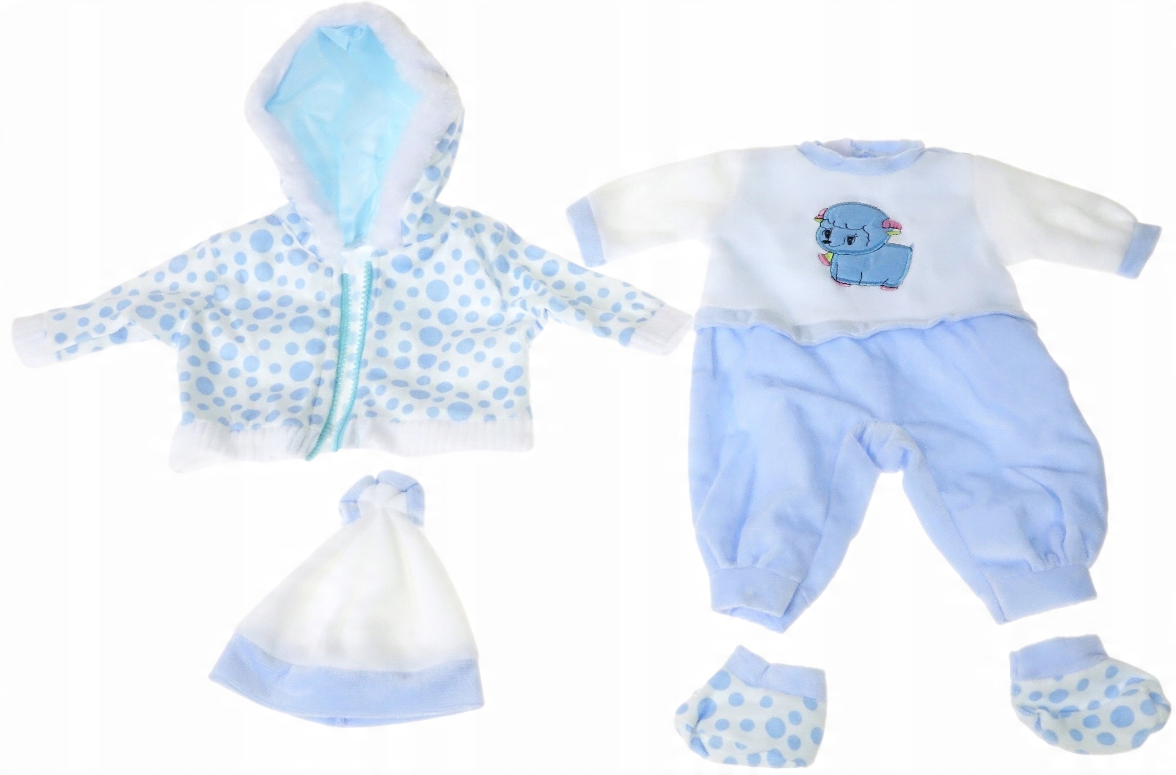 

Ubranko dla lalki bobas Baby śpioszki Born 45 cm
