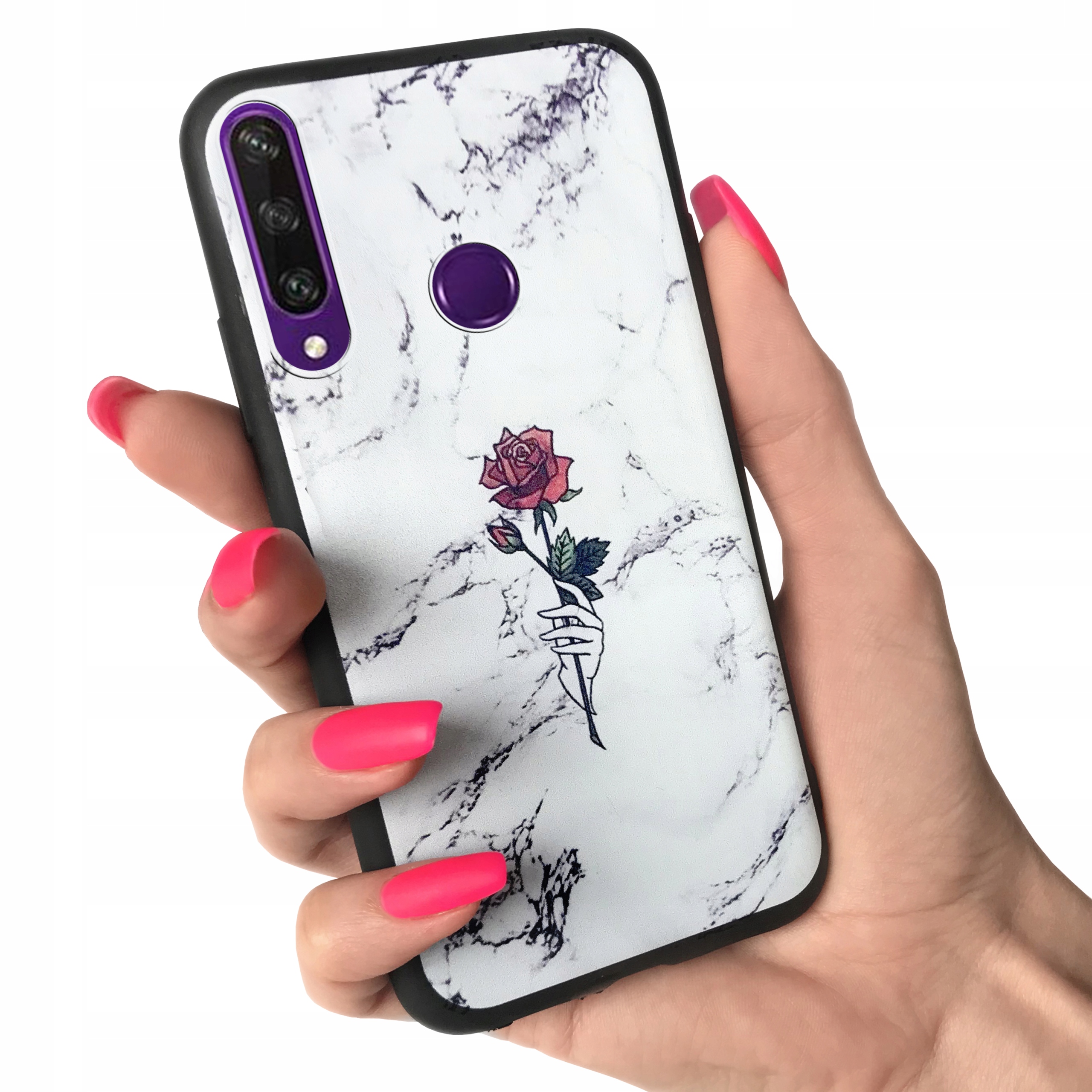 

Etui matowe do Huawei Y6P silikon guma wzory