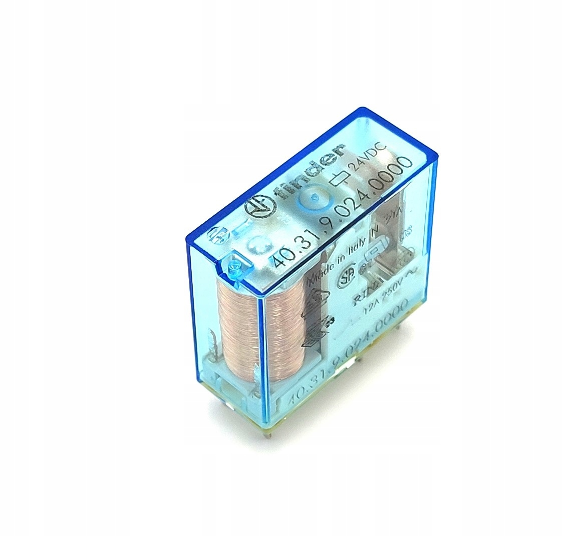 

Finder 1P 24V DC 40.31.9.024 12A Przekaźnik 24VDC