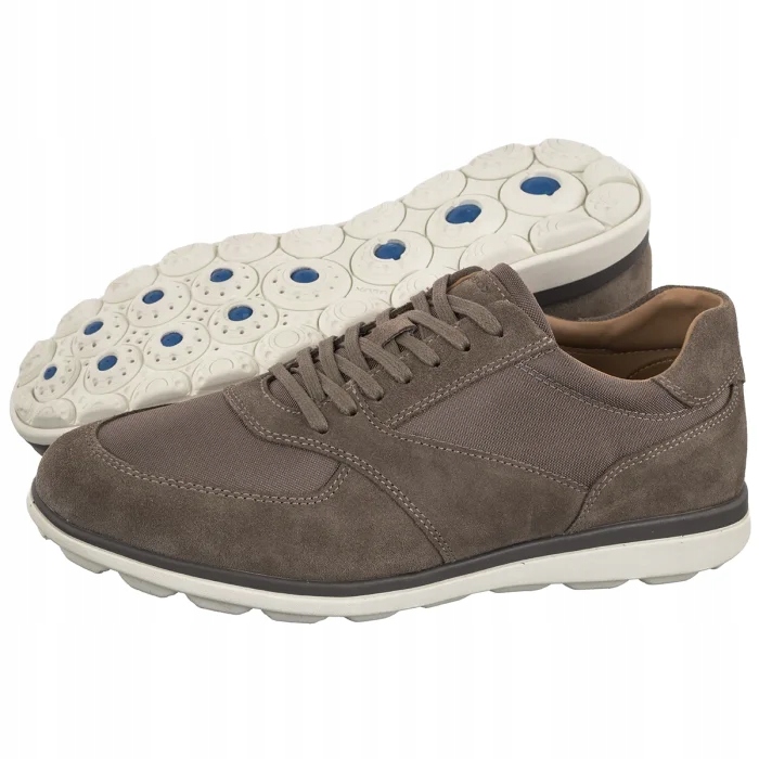 Polobotky Pánské Geox U Spherica Ec12 Dove Grey U65GRA 02211 Šedé