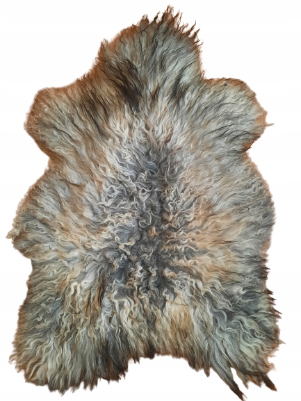 Pravá ovčia koža Island Dlhá kučeravá vlna