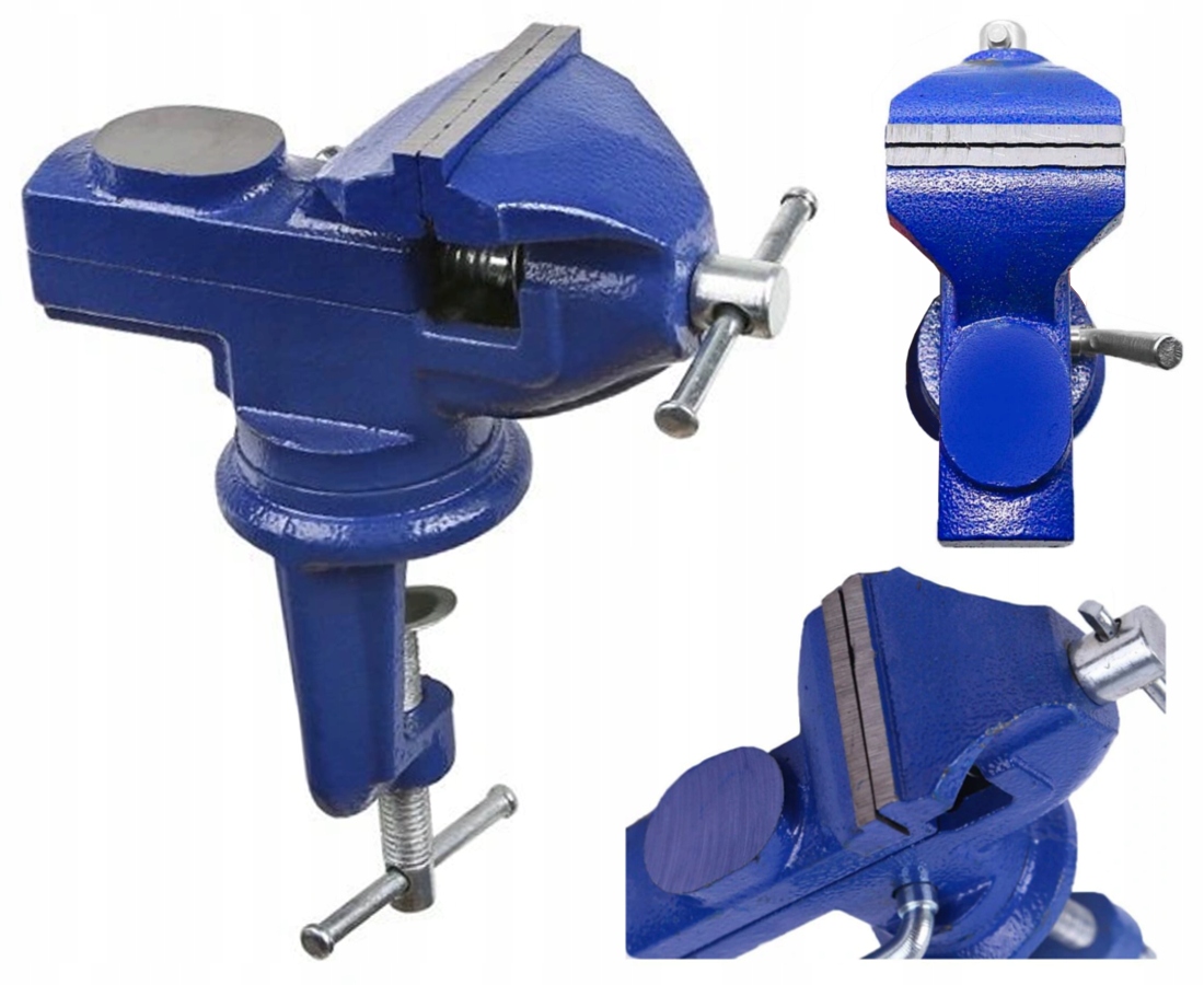 Stolní Zámečnický Svěrák Otočná Rukojeť 50 mm Pevný A Těžký