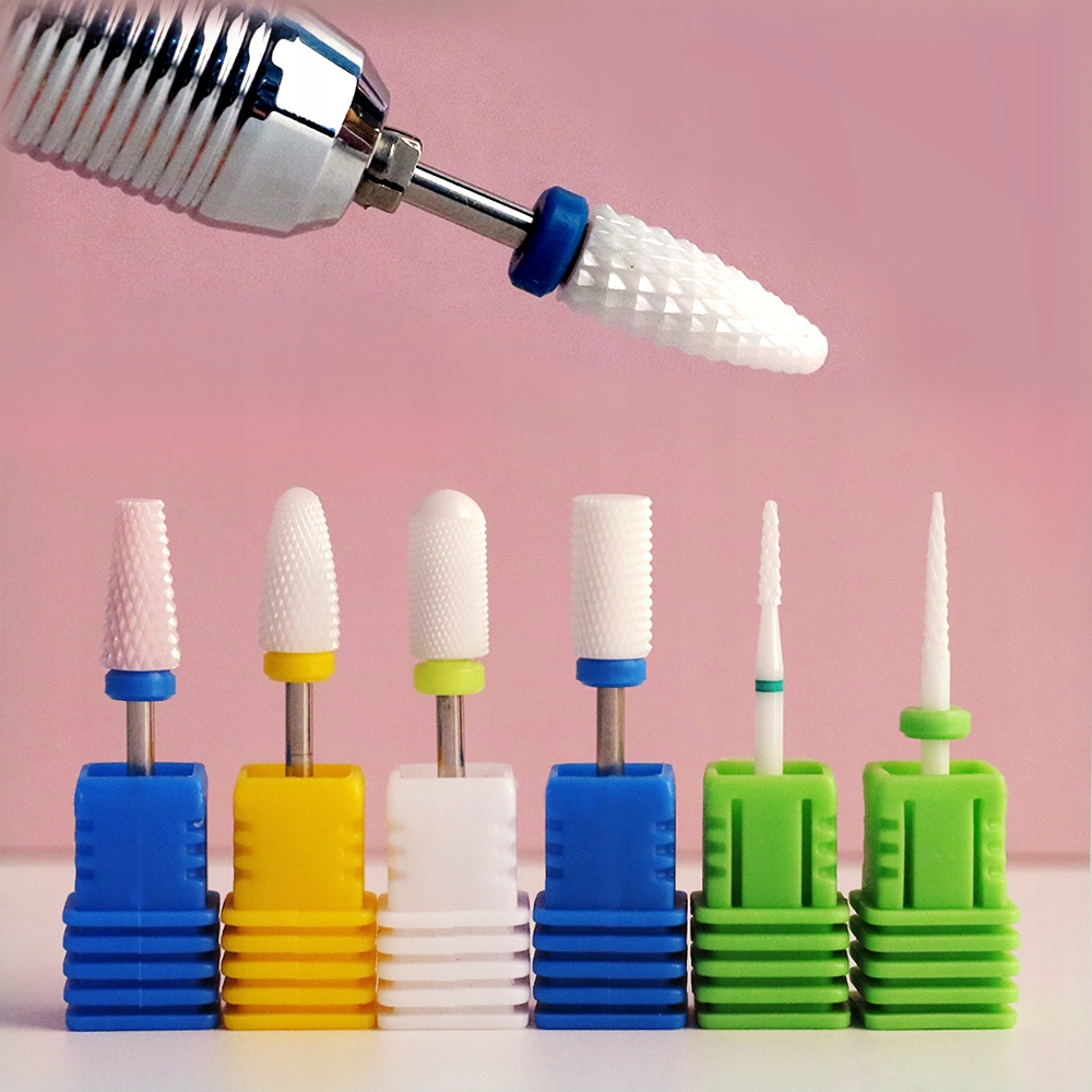 FREZ CERAMICZNY STOŻEK DO HYBRYD FREZARKI CB010 F Marka Isabellenails