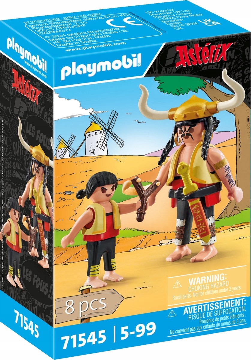 PLAYMOBIL ASTERIX - CEBULLANKA Z GRZANKA I PEPE - NOWOŚĆ 07.2024 - 71545