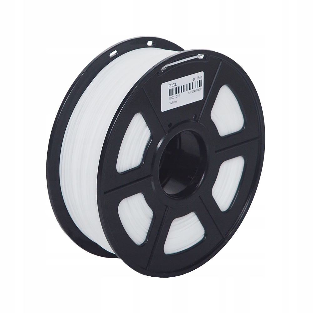 Filament PCL Sunlu 1,75 mm 1000 g biały