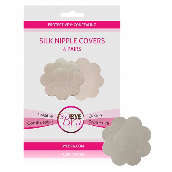

Bye Bra Silk Nipple Covers Cielisty 4x Akcesoria B