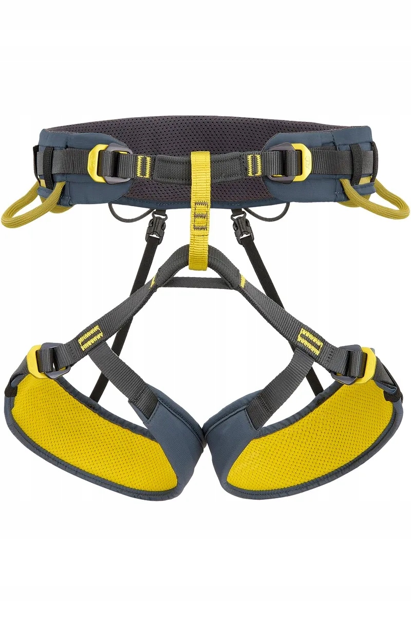 Uprząż wspinaczkowa Climbing Technology Wall szary/żółty Xs/s