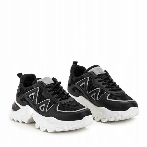 

DG-18 Damskie Sneakersy Czarne Rashi 37