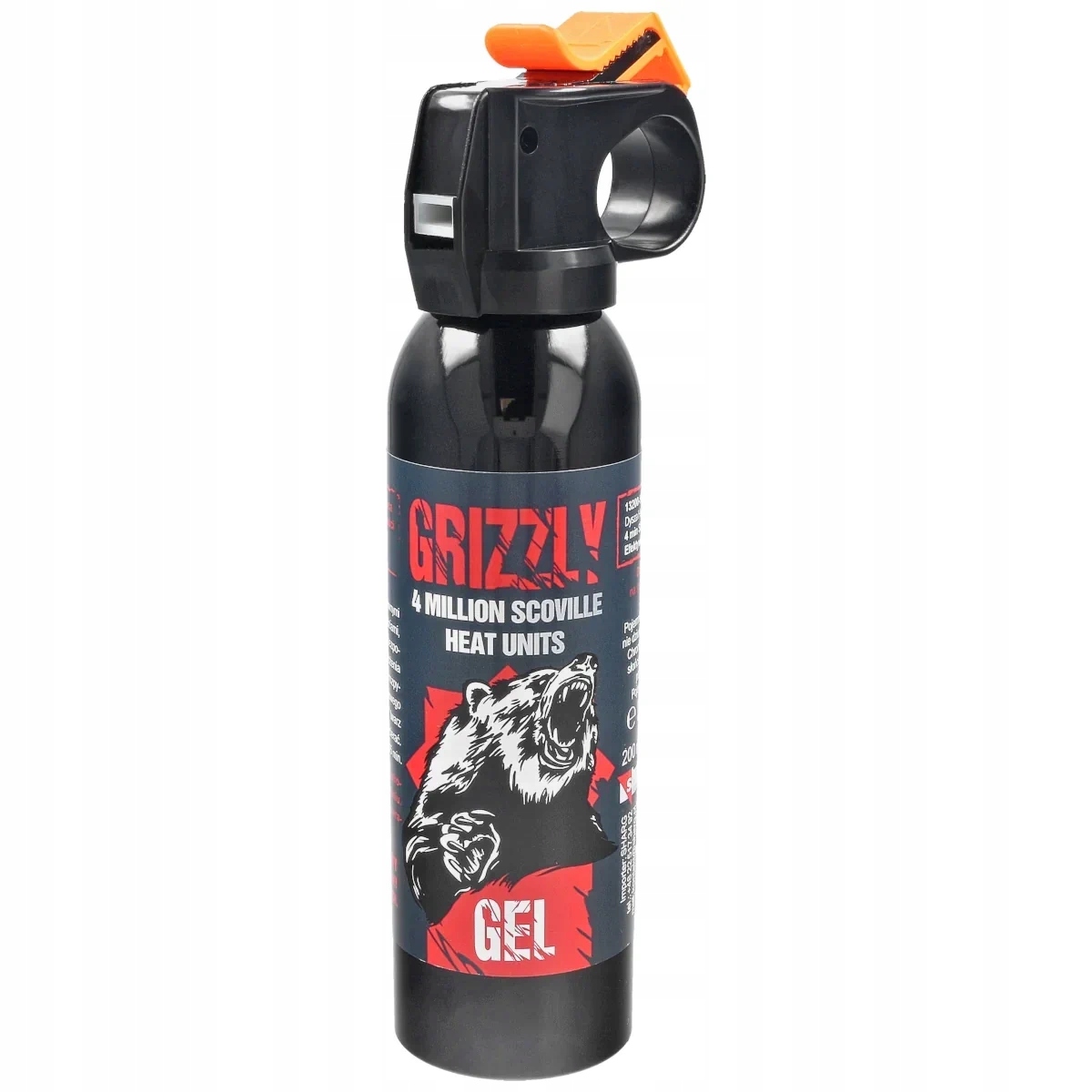 Skuteczny Gaz pieprzowy Sharg Grizzly Gel 4mln Shu, 26.4% Oc 200ml
