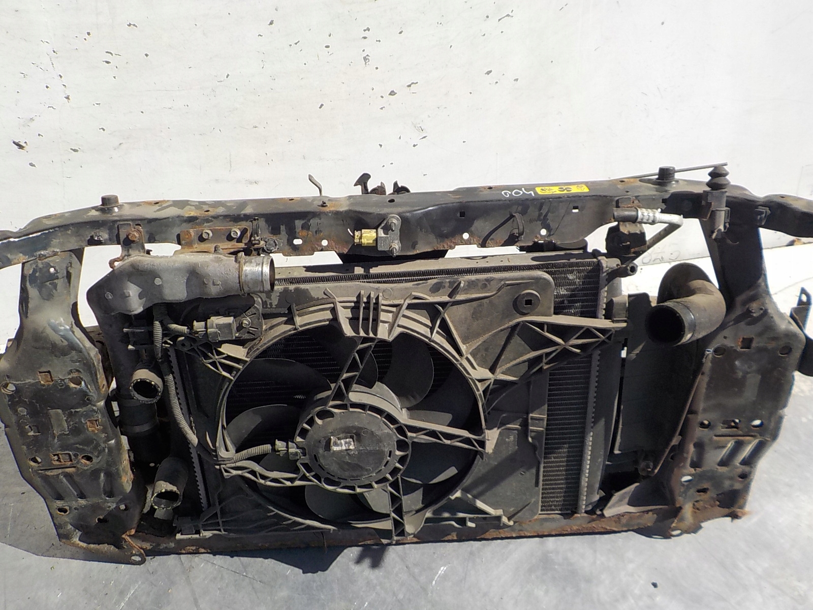 400 NISSAN QASHQAI J10 1.5 DCI support panel for radiators sider radiator