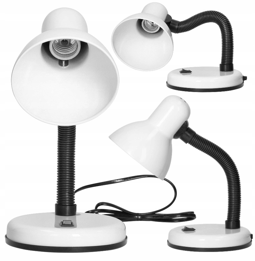

Lampka na Biurko Szkolna Nocna Stołowa E27 40W
