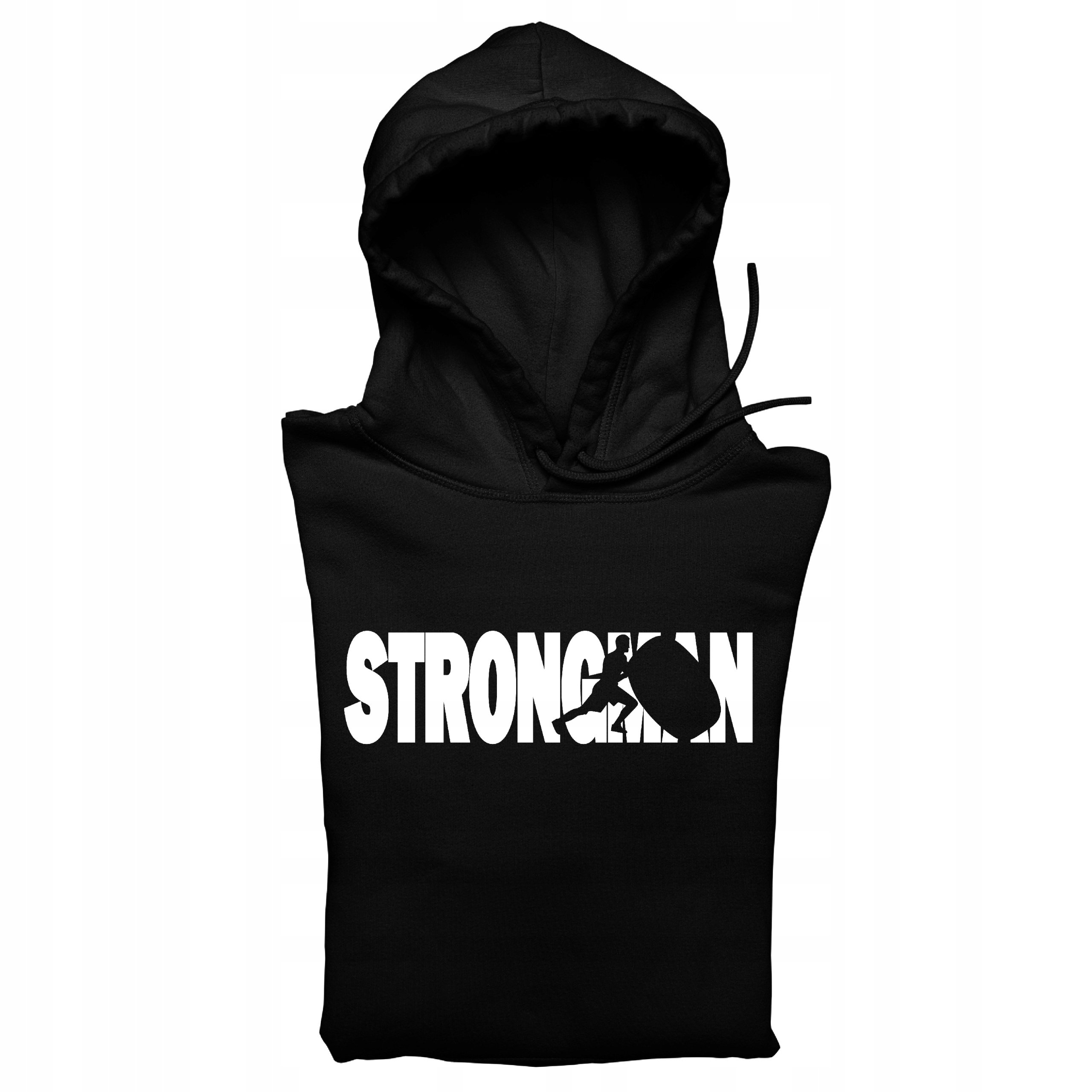 

Męska Bluza Z Kapturem Strongman Siła Siłka Ciężar