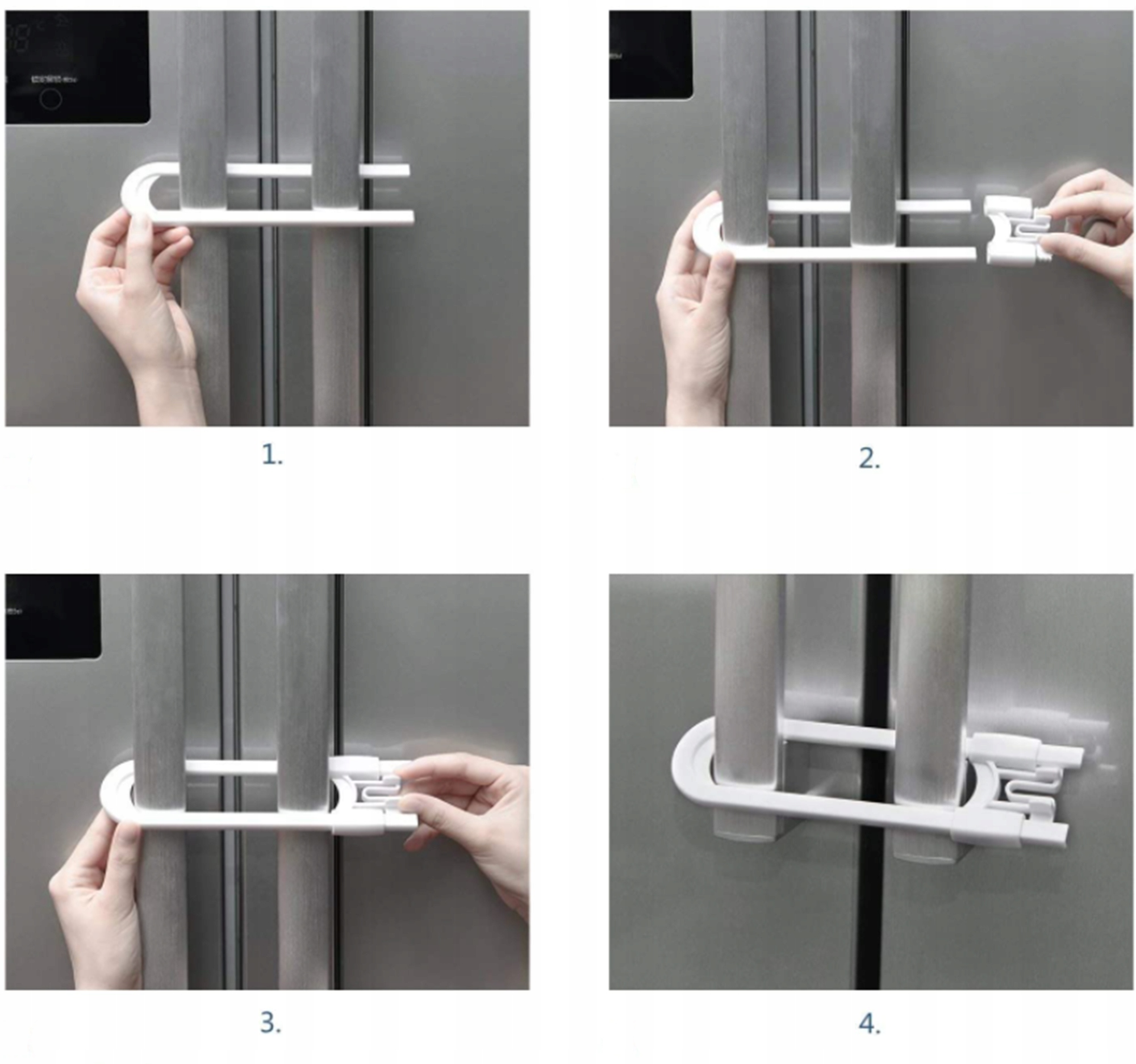 ZABEZPIECZENIE SZAFEK NA UCHWYTY BLOKADA DO MEBLI Marka inna marka