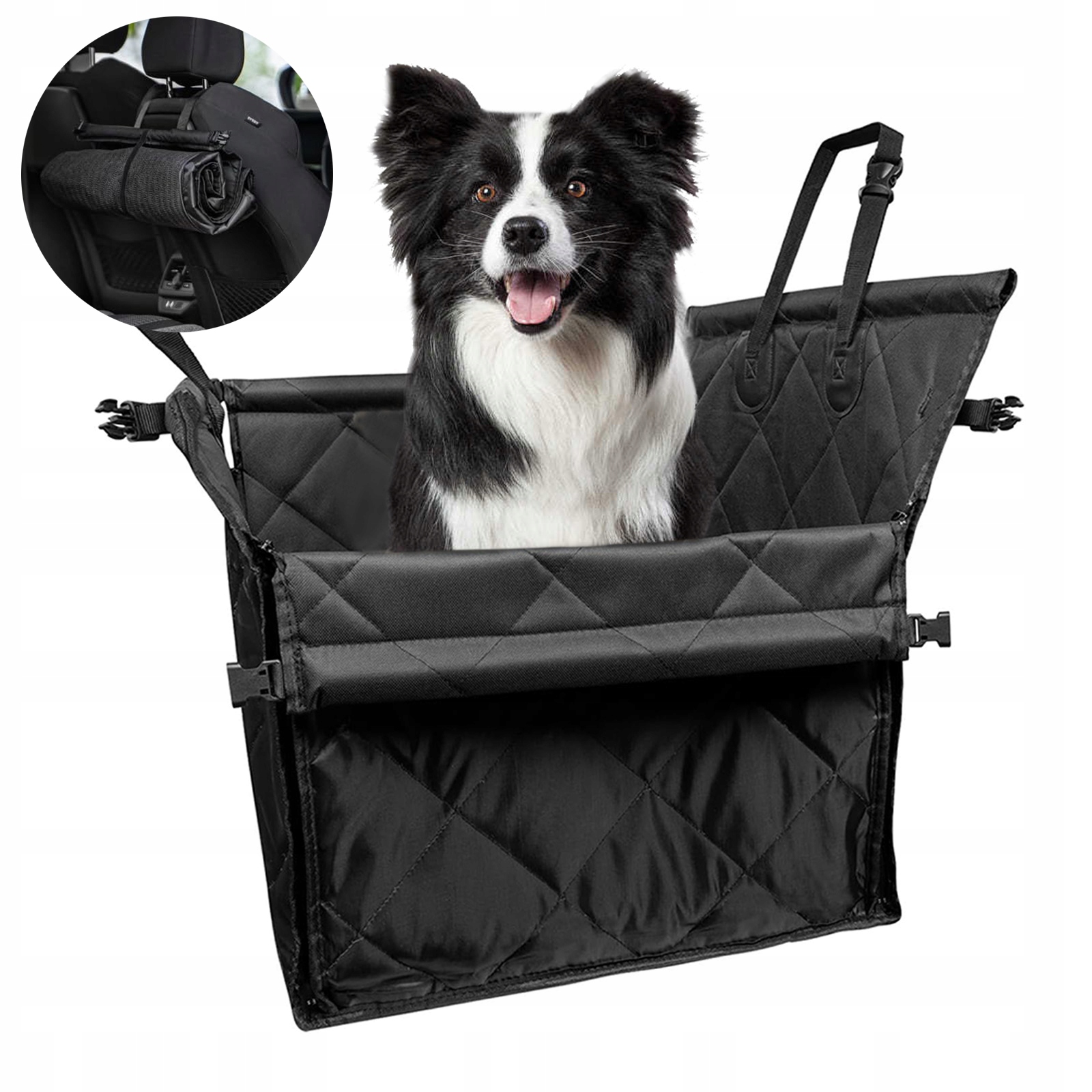 Podložka Pro Psy Do Kufru Automobilu, Voděodolná, Protiskluzová, Oxford 600 Černá 50 x 60 CM