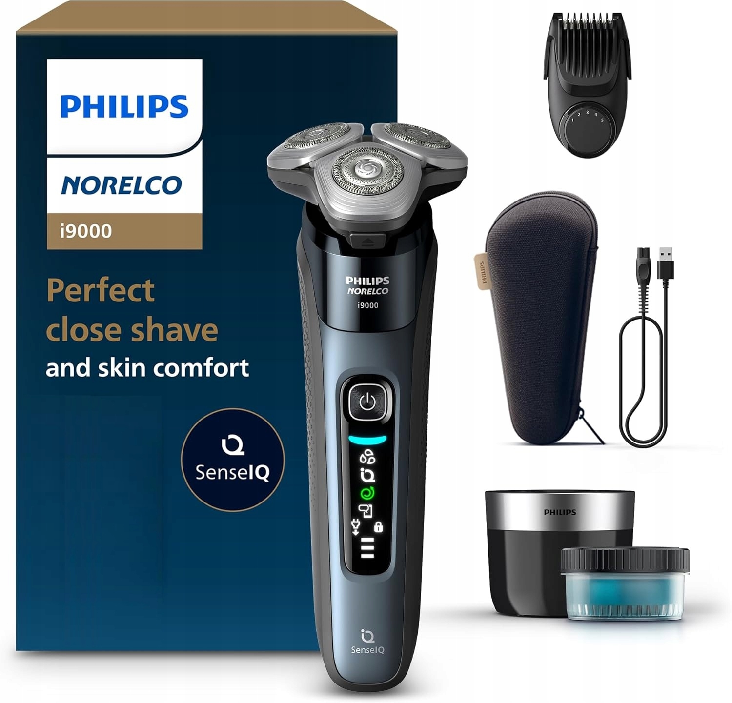 Golarka Elektryczna Philips i9000 X9001/91 Stacja czyszcząca