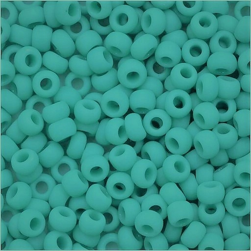 Toho Round Opaque-Frosted Turquoise 8/0-55F